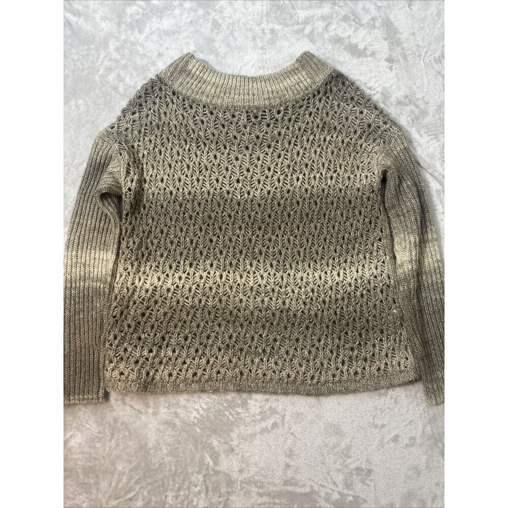 Women’s Tommy Bahama Knitted Sweater Cowl Neck Wool Blend Brown Size Medium - Picture 11 of 13